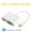White, variant on USB C to HDMI +VGA Adapter, CableCreation Type C to HDMI 4K VGA 1080P Converter, Compatible with MacBook Pro 2011 and Newer, Chromebook Pixel, XPS 13,Yoga 910, Surface Go, Galaxy S10