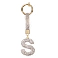 thumbnail image 1 of Encanto de letra S de Uxcell con rhinestones para hacer joyas, blanco, 1 of 6