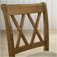 thumbnail image 3 of JERFIT Counter Height Dining Chairs Set of 2, Upholstered Fabric Bar Stools with Tapered Legs for Kitchen Island, Cottage Oak Finish, 3 of 6