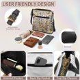 thumbnail image 6 of HELLHERO Butterfly and Flowers Shoulder Bag, Inner Pocket Satchel Bag Exquisite UV Craft Fashion Women's Shoulder Bag for Travel Daily, 6 of 7