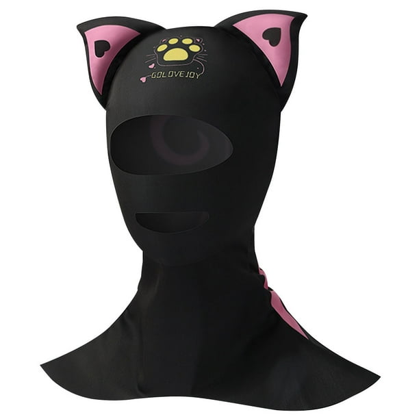 Cubierta Facial Gorro Buceo Dibujos Animados para Kayak Snorkel Natación Acuáticos