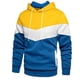 thumbnail image 3 of pstuiky Camisas de manga larga abrigadas para hombre, Sudadera deportiva de manga larga con bolsillo, holgada y cálida, con diseño de patchwork y colores para hombre xl, 3 of 3