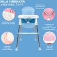 thumbnail image 4 of Silla Periquera Bebe Alta Plegable 3 En 1 Portátil Charola, 4 of 6