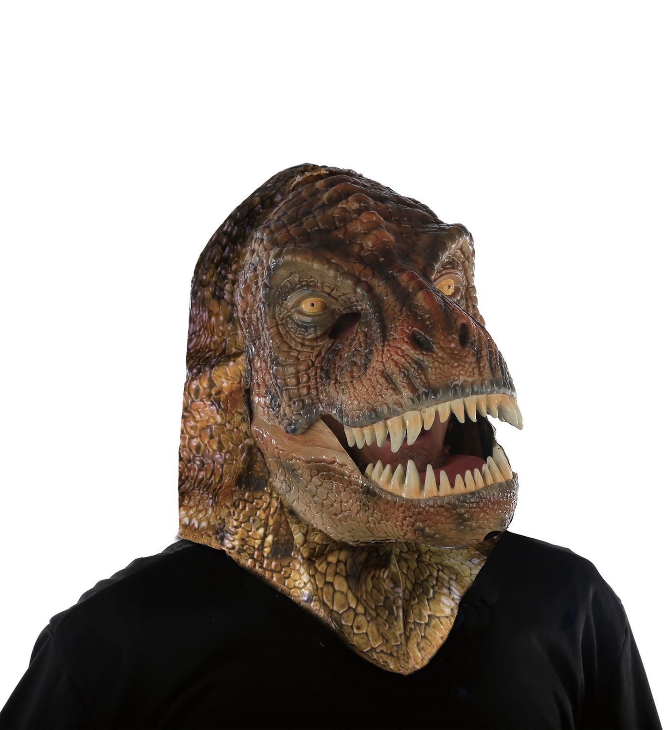 Way to Celebrate Adult Unisex Halloween Animalistic T-Rex Mask Costume Accessory
