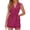Hot Pink, variant on Two Piece Sets for Women V Neck Sleeveless Dressy Vest Tops Tie Waist Summer Business Outfits Vacation Matching Sets Khaki XL