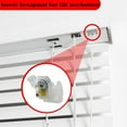 thumbnail image 5 of 1 PCS Tilt Mechanism for Hexagonal Rod Horizontal Blinds Pre-Corded Low Profile Cord Tilt Control 1/4 "Hexagonal Hole with 2m/6.56 feet White Rope, 5 of 5