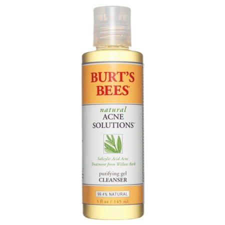 Burt's Bees Natural Acne Solutions Purifying Gel Cleanser, 5 oz