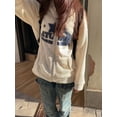 thumbnail image 3 of Star Letter Print Retro Oversized Zip UP Hoodie Men Harajuku Sweatshirt Long Sleeve Autumn Women Streetwear Y2K Zipper Jackets, 3 of 6