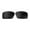 Black - Polarized, variant on Walleva Fire Red Mirror Coated Polarized Replacement Lenses for Costa Del Mar Reefton Sunglasses