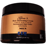 Hair Darkener. GEN's Hair Darkening Cream for Men. Brown. Wonder Hair Color. All-Natural and Permanent. 12 Oz. Hair at its Prime with Free 2-day Shipping.