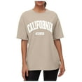 thumbnail image 1 of T-Shirt à Col Rond Imprimé pour Femmes, Coupe Ample, Manches Longues en Spandex, pour Femmes, Filles, Unies, 1 of 5