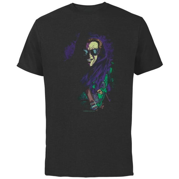 Marvel Spider-Man: No Way Home Green Goblin Illustrated - Short Sleeve Cotton T-Shirt for Adults - Customized-Black