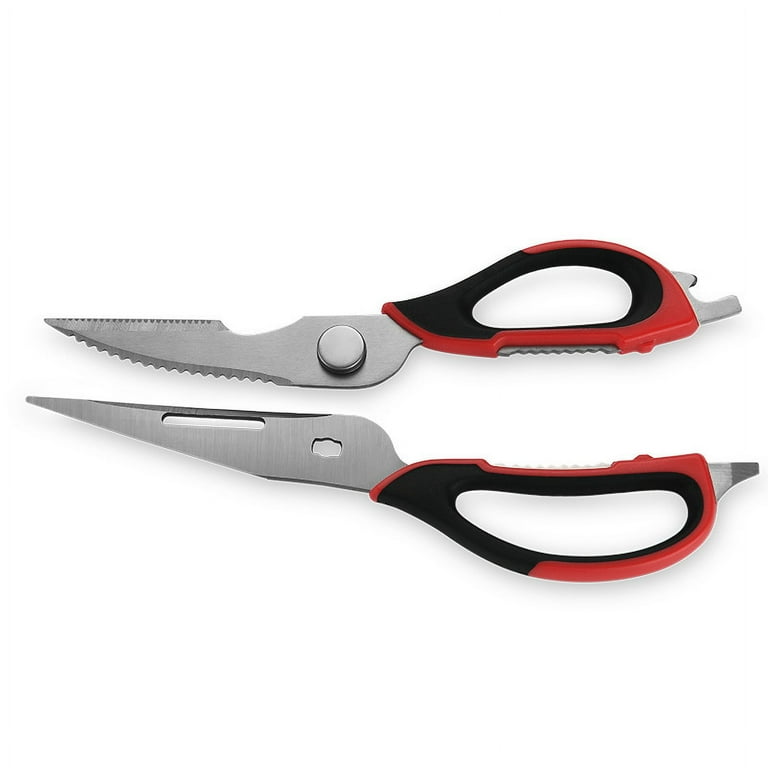 Kitchen Magnetic Scissors for Fish Chicken Bone Vegetables Household  Stainless Steel Multi Function Cutter Shears Cooking Tools 