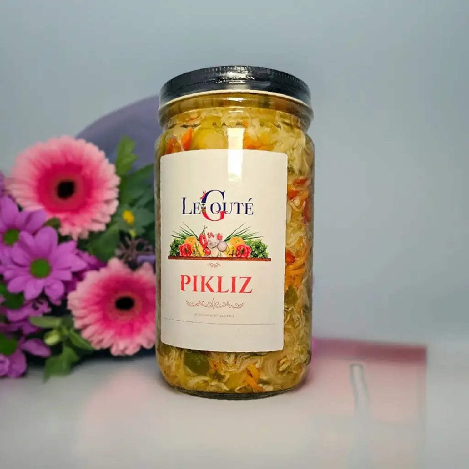 Haitian Pikliz, Pikliz Ayisyen, Haiti Pickles. 32 Oz XL (Bon bagay)