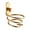 Golden, variant on Wall-mounted Hair Dryer Stand Adhesive Great Load Bearing Anti-slip Stainless Punch-free Batchroom Hair Blower Holder Hair Dryer Organizer