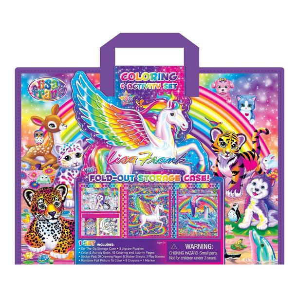 Lisa Frank Coloring And Activity Set Walmart Com Walmart Com