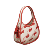 Coach Ergo Bag In Coachtopia Leather With Cherry Print