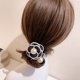 thumbnail image 4 of Banda para el cabello con camelia, elegante cuerda para el cabello con flores, elegante cuerda para el cabello con forma de bola, banda de goma para el cabello con lazo estilo sur, tocado, 4 of 6