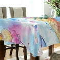 thumbnail image 5 of Yayeee Tablecloths 60" x 120" Rectangle Wrinkle Resistant Party Table Cover, Watercolor Ice Cream Pattern, 5 of 8