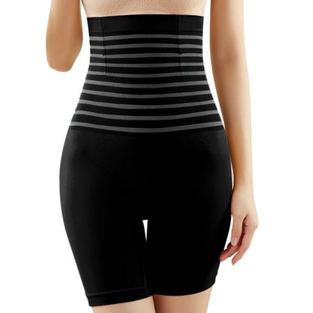 

Panties For Women Female High Waisted Belly Stripes Bump Color Lifting Shaping Panties