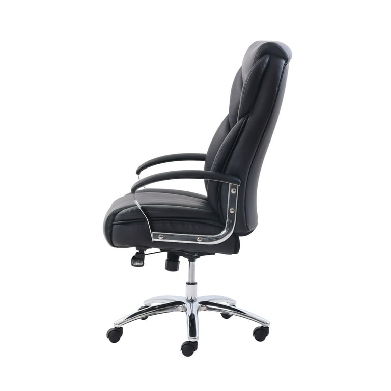 Serta Big Tall Office Chair Bonded Leather Black Walmart