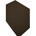 thumbnail image 5 of Furnish My Place Modern Indoor/Outdoor Commercial Solid Chocolate Rug, Modern Area Rug, Baby Nursery Mat, Pet-Friendly Carpet for Living Room, Playroom, Made in USA, 18" x 36" Half Round - Set of 10, 5 of 6
