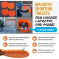 thumbnail image 3 of Top Shelf Targets Sniper 8 Inch Magnetic Shooting Targets - 4 Pack Set, 3 of 6