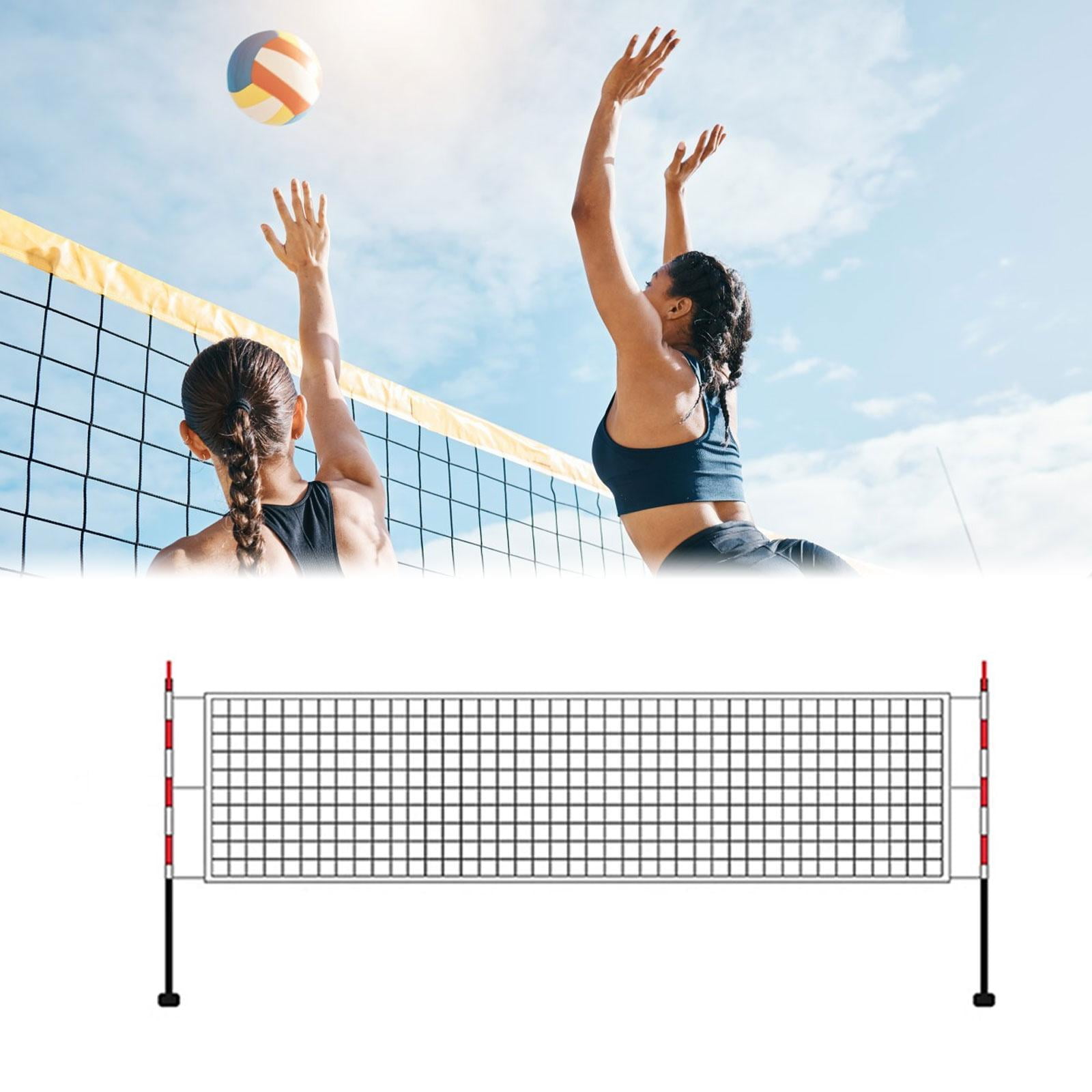 funtasica Nylon Volleyball Network with A Carrying Bag Sustainable Exercise Network Handball -Netting -Volleyball Network for Games Sport Hinterhof Training