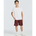 thumbnail image 6 of Real Essentials 5 Pack: Boys' Athletic Basketball Shorts with Pockets - Youth Activewear (Ages 4-18), 6 of 7