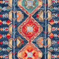 thumbnail image 4 of SAFAVIEH Aspen Christabella Geometric Wool Area Rug, Navy/Orange, 2' x 3', 4 of 5