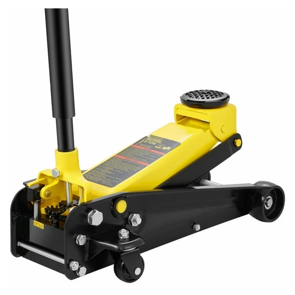 3 Ton Floor Jack - Low Profile Hydraulic Jack with Long Handle