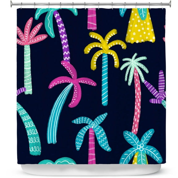 Shower Curtains 70" x 84" from DiaNoche Designs by Noonday Design - Neon trees