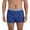 Blue, variant on Men's Loose Fit Panties Casual Straight Leg Cut Comfortable Breathable Boxer Briefs Color Block Elastic Waist Basic Casual Underpants for Daily Wear and Sports White L