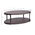 thumbnail image 2 of Liberty Furniture Vue Moderne Opt Ensemble de Table de Salon 3 Pcs - Gris, 2 of 9