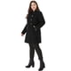 thumbnail image 4 of Abrigo De Doble BotonaduCon Cuello Vuelto TalGrande PaMujer Negro XL, 4 of 6