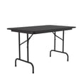 thumbnail image 3 of Correll Cf3048Px-07 .75 Inch High-Pressure Top Folding Tables - Fixed Height - Black Granite, 3 of 4