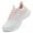 White Pink, variant on LASUDRAA Womens Sneakers Comfortable Breathable Running Sports Shoes Casual Shoes