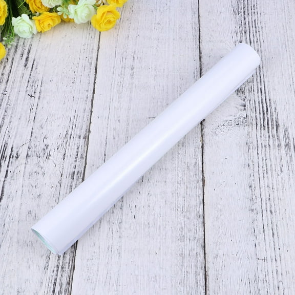 Toyvian White PVC Car Sticker Film with Stretch and Memory Function for Car Use