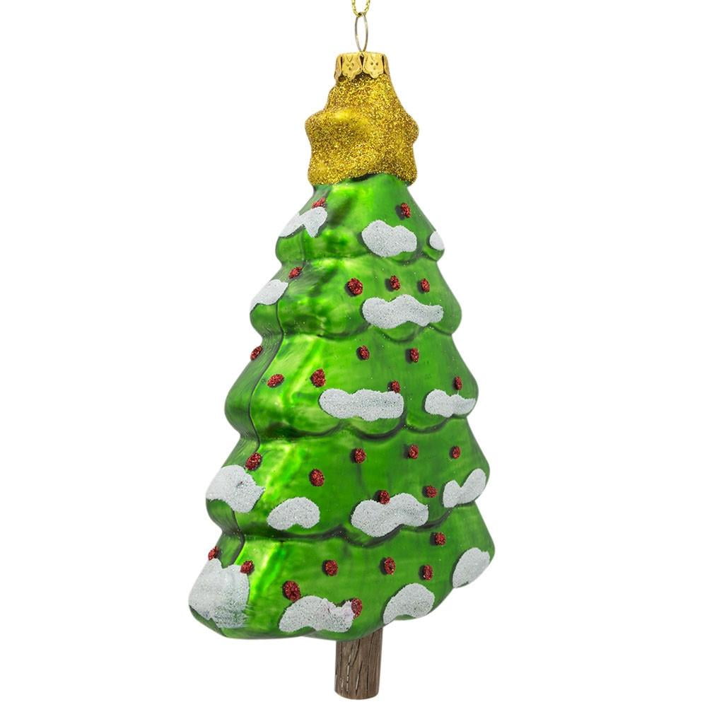 glass christmas trees