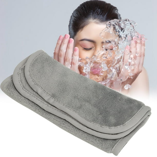 Herwey 2 couleurs visage nettoyage serviette démaquillant soins de la peau  en tissu lingettes serviette, lingettes pour le visage serviette, serviette  de nettoyage du visage 
