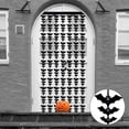 thumbnail image 4 of Cortinas de Halloween con murciélagos, cortinas de puerta con flecos de aluminio, cortina de puerta con decoración de murciélagos para fiesta de Halloween, 4 of 5