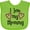Apple Green, variant on Inktastic I Love My Mommy- Hearts Boys or Girls Baby Bib