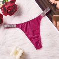 thumbnail image 1 of Bragas Sin Costuras Sexy Victoria Secret Para Mujer Letras De Lujo Diamantes No . 1 Tangas De Imitación Ropa Interior Diseño De Marca Confort Satén Gao Jiahui unisex, 1 of 2