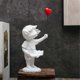 thumbnail image 4 of Girl Holding Balloon Ornament, Peace, Anti-War and Love Ornament,A, 4 of 5