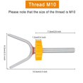 thumbnail image 2 of 2 Pieces Y Spindle Pressure Screws for M10 Baby Gate Screw Bolts Spindle Rods, 2 of 5