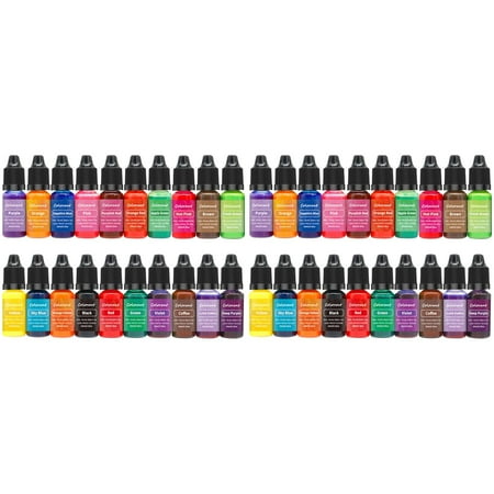 

40Pcs Liquid Candle Dye 20 Colors Candle Wax Pigments Oil-Based Concentrated Candle Making Dye Colors Natural Candle Coloring Dye DIY Candle Making - Concentrated Soy Wax Beeswax Gel Wax .