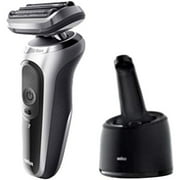 Braun Series 7 70-S7201cc Electric Shaver with Washer Silver