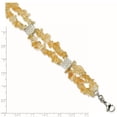 thumbnail image 2 of Chisel Stainless Steel Citrine Chip Station w/ 1in ext. Bracelet, 2 of 2