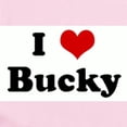 thumbnail image 2 of CafePress - I Love Bucky Infant Bodysuit - Baby Light Bodysuit, Size Newborn - 24 Months, 2 of 4