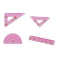 thumbnail image 1 of 4x Reglas , Juego de Modelo, Regla de Aprendizaje de Muñeca de Simulación pa Decoración , Accesorio de Rosado Baoblaze juguetes de regla en miniatura, 1 of 7